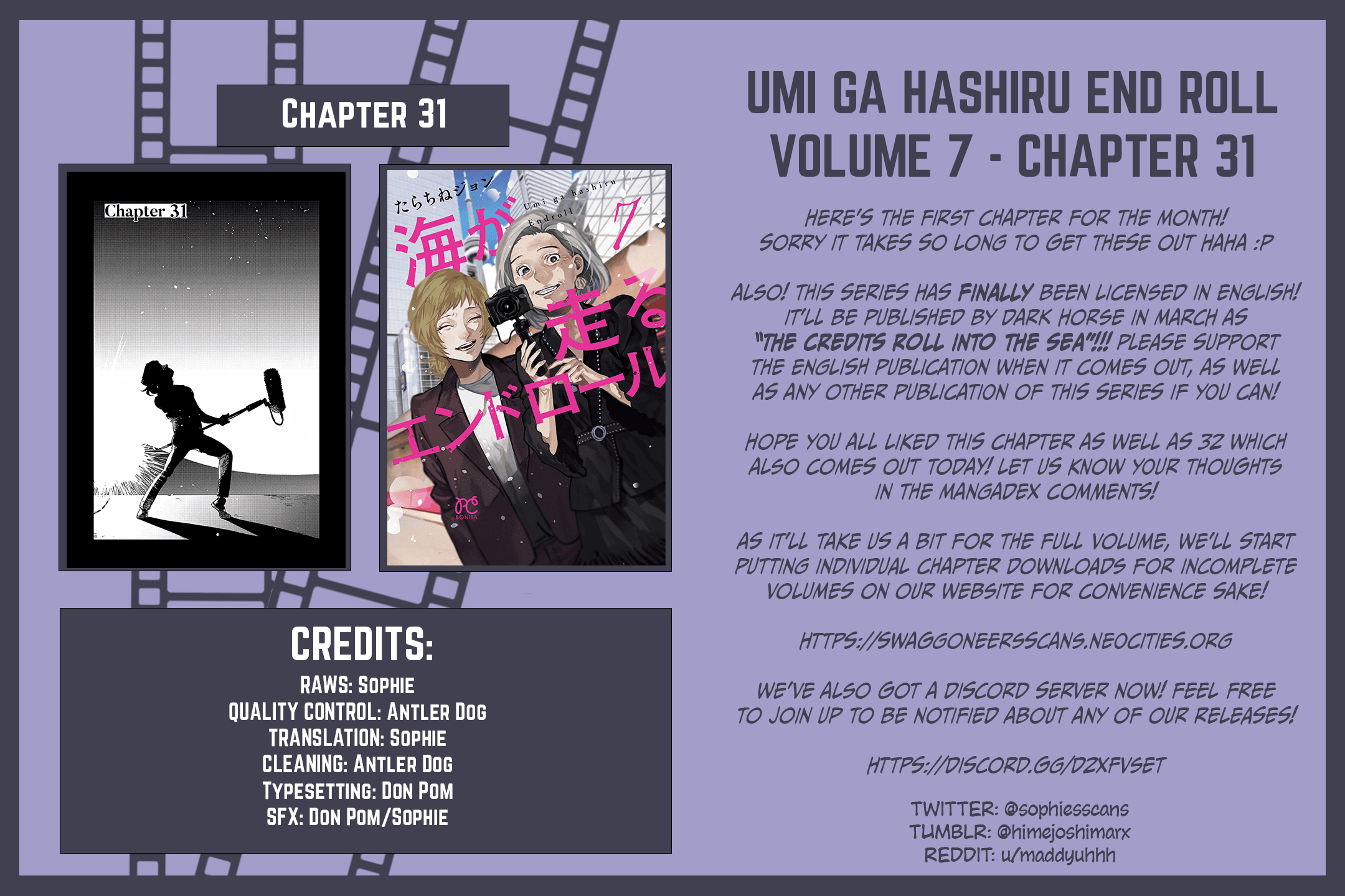 Umi ga Hashiru End Roll chapter 31 page 33