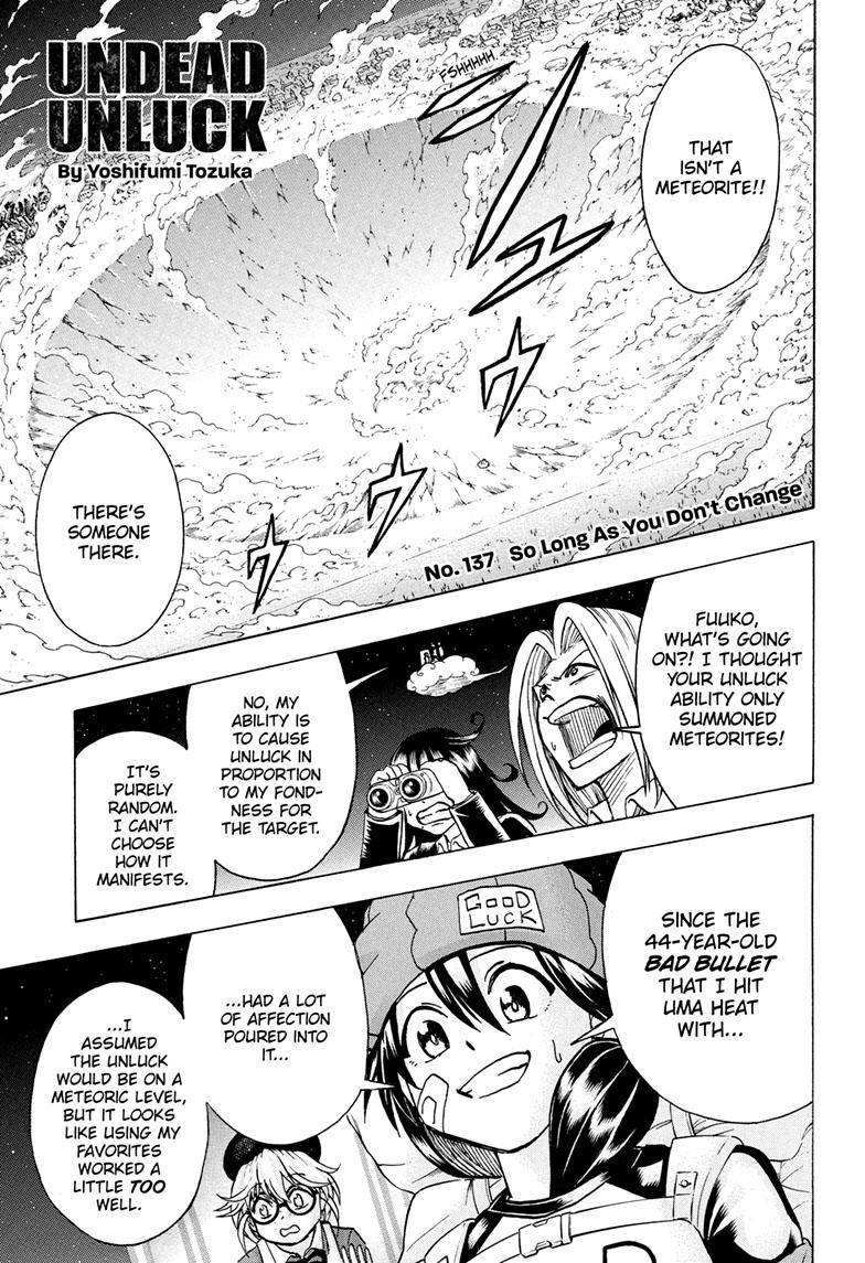 Undead Unluck chapter 137 page 1