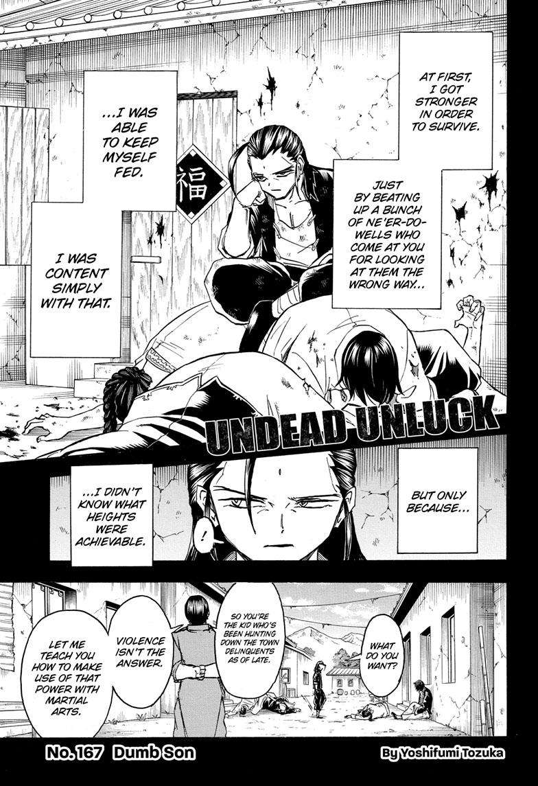 Undead Unluck chapter 167 page 1