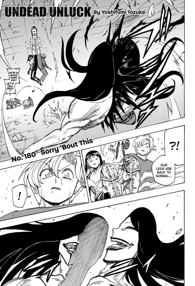 Undead Unluck chapter 180 page 1