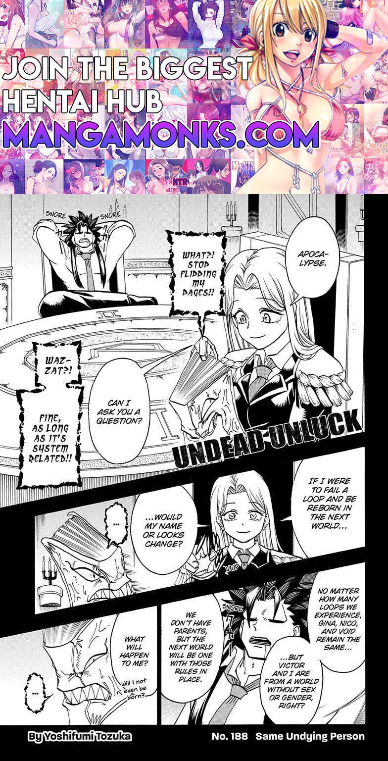 Undead Unluck chapter 188 page 1