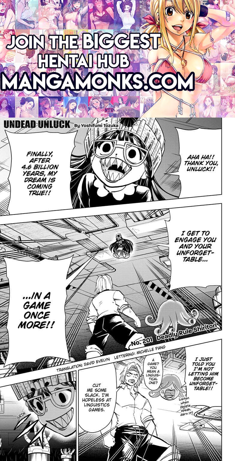 Undead Unluck chapter 201 page 1
