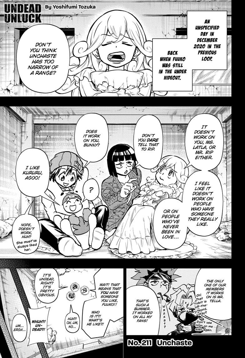 Undead Unluck chapter 211 page 1