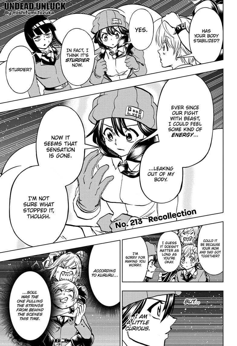 Undead Unluck chapter 213 page 1