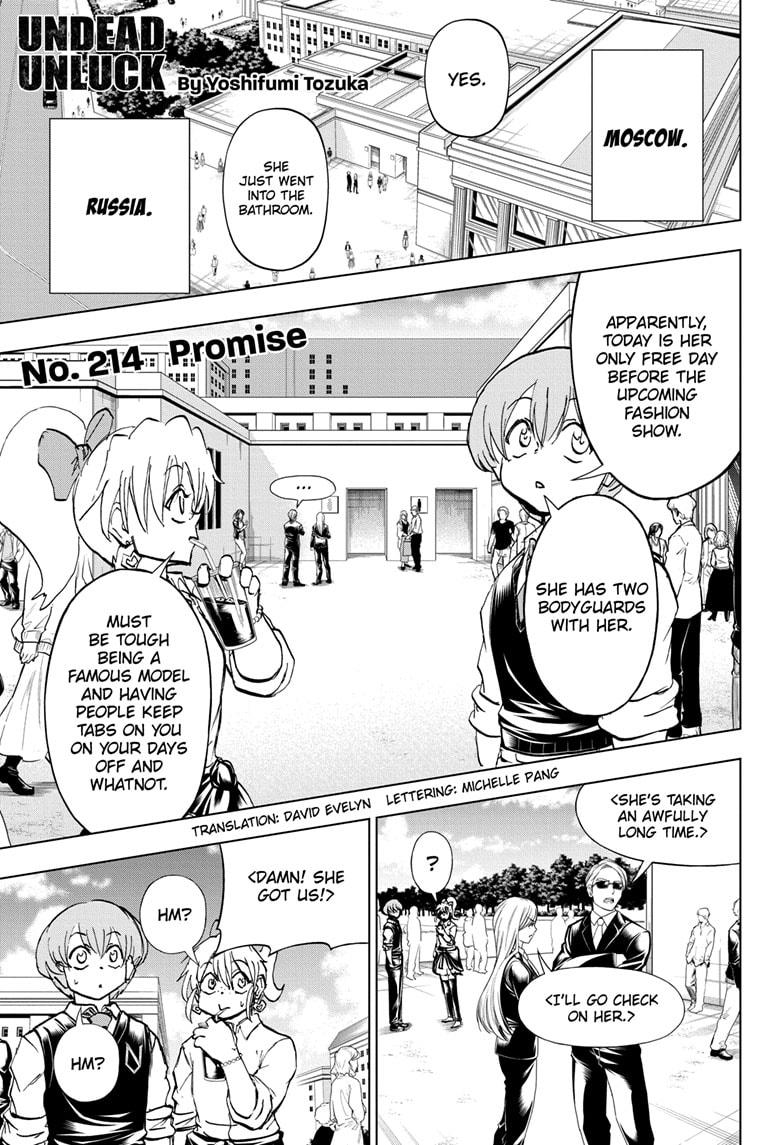 Undead Unluck chapter 214 page 1