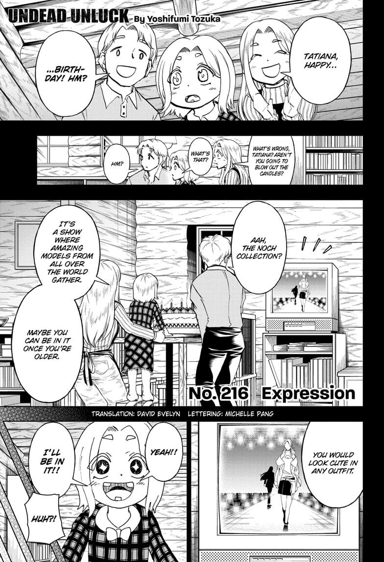 Undead Unluck chapter 216 page 1