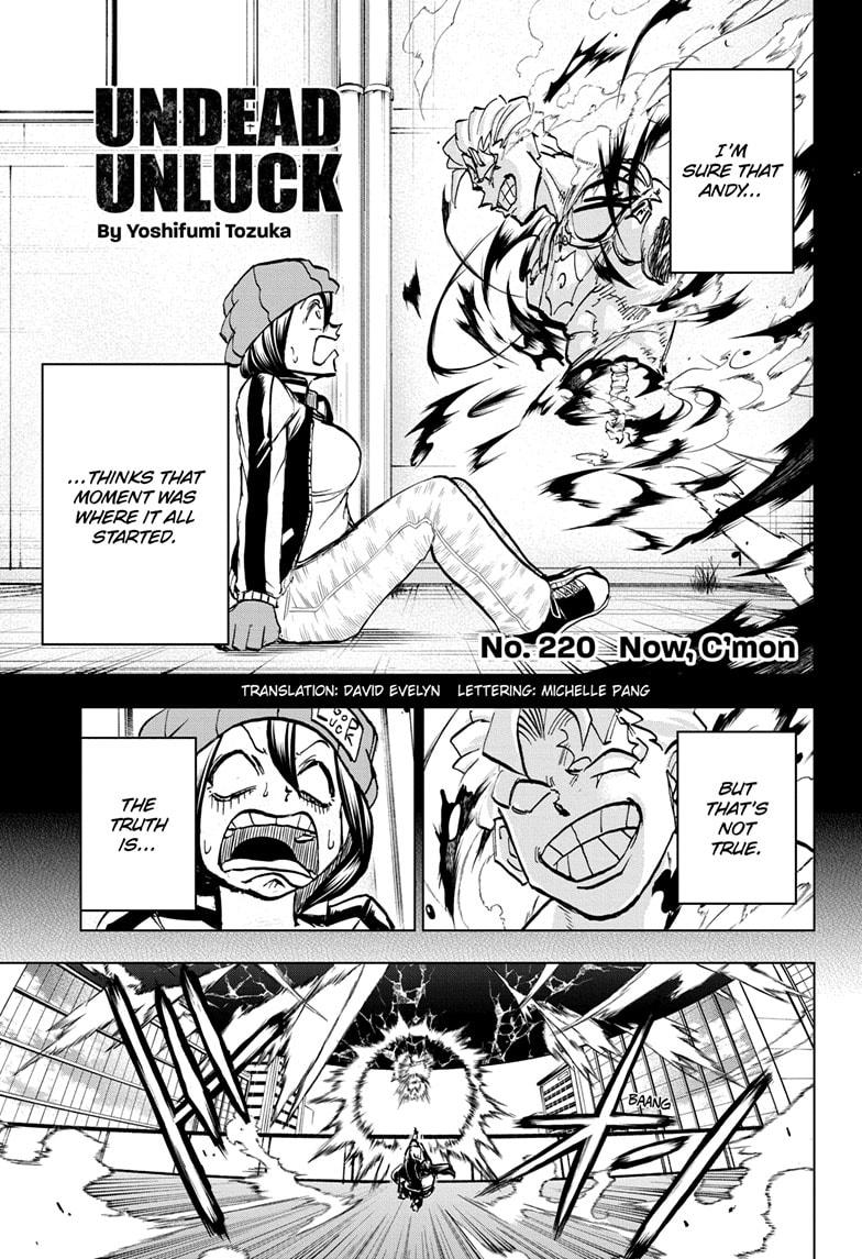 Undead Unluck chapter 220 page 1