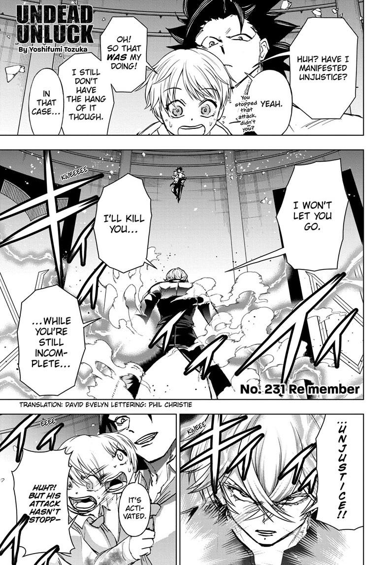 Undead Unluck chapter 231 page 1