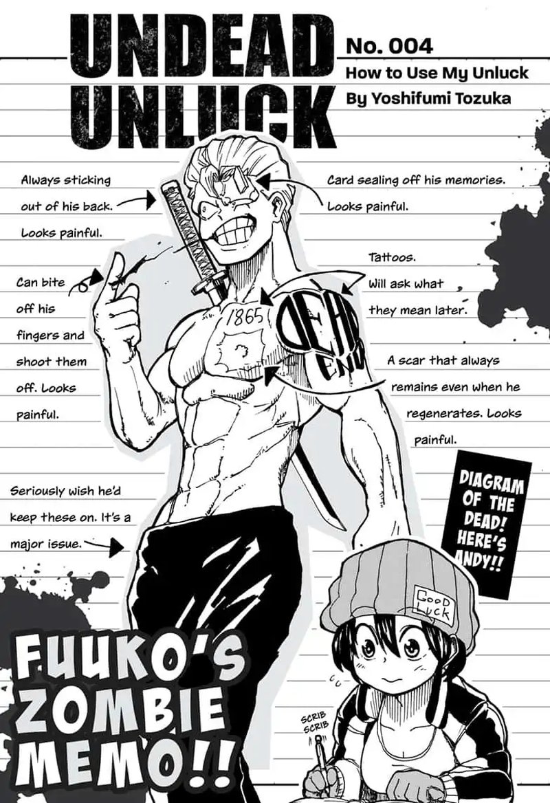 Undead Unluck chapter 4 page 1