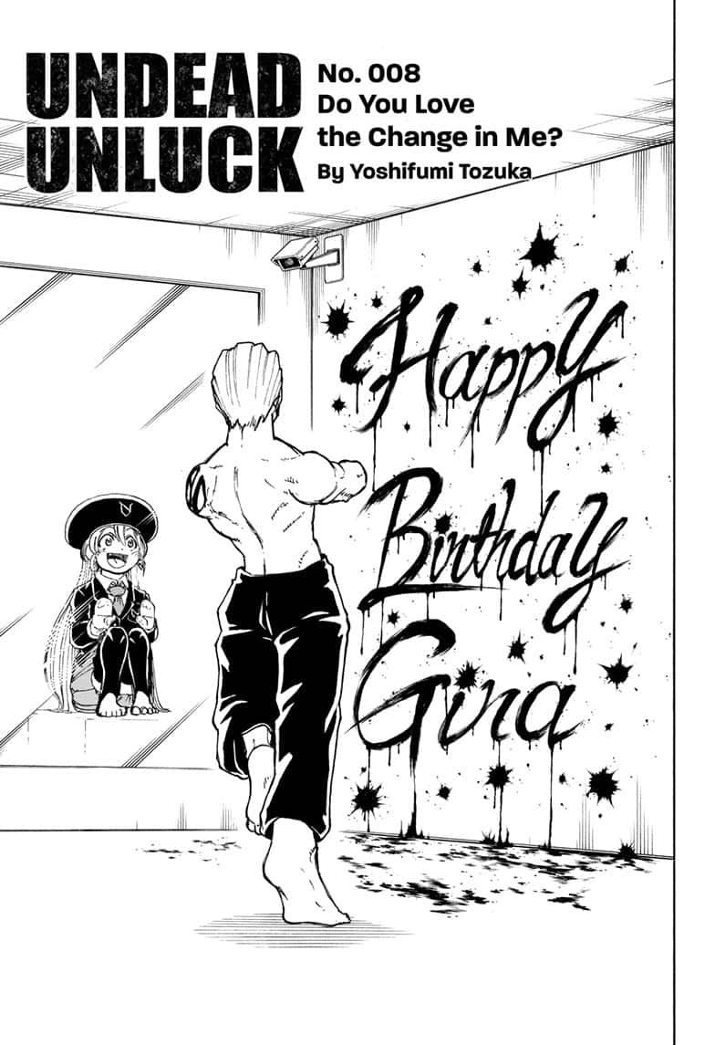 Undead Unluck chapter 8 page 1