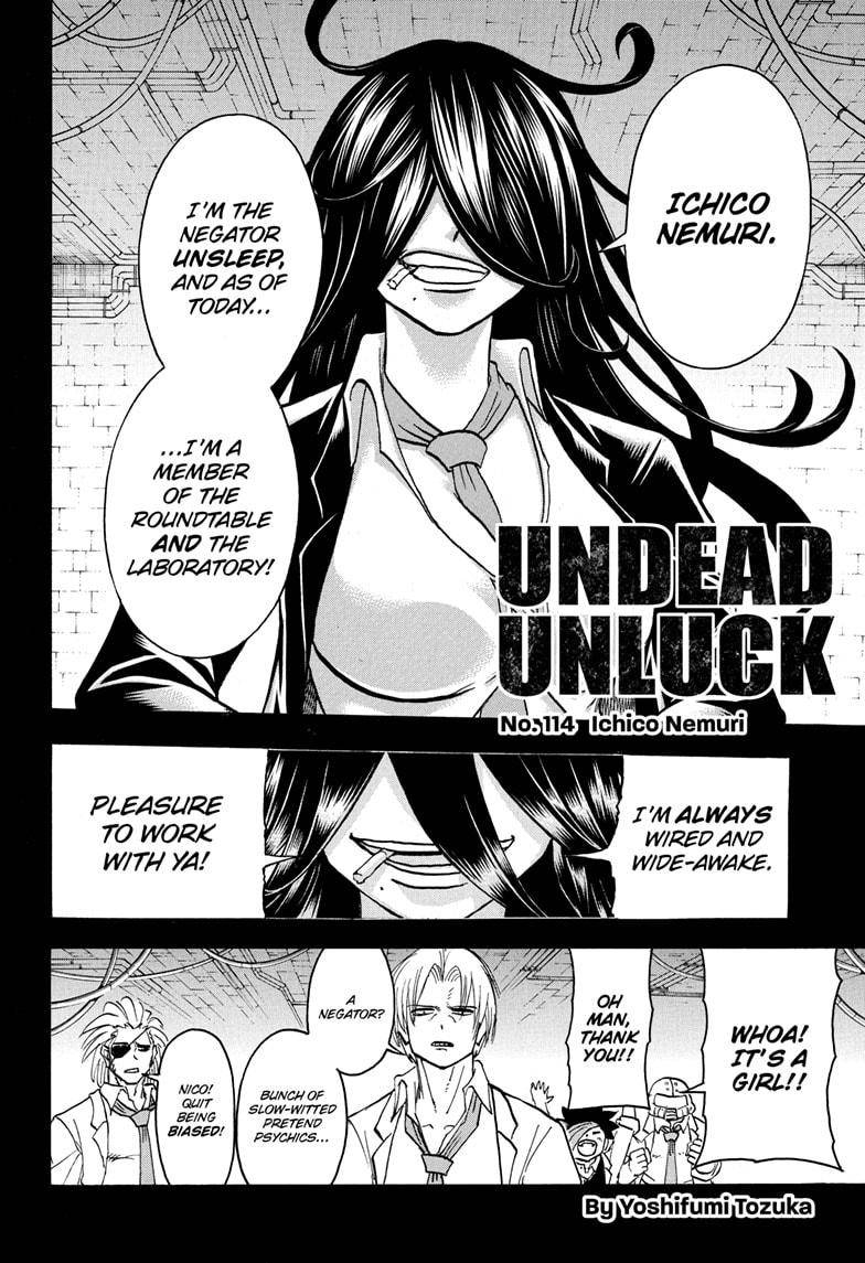 Undead Unluck chapter 114 page 4