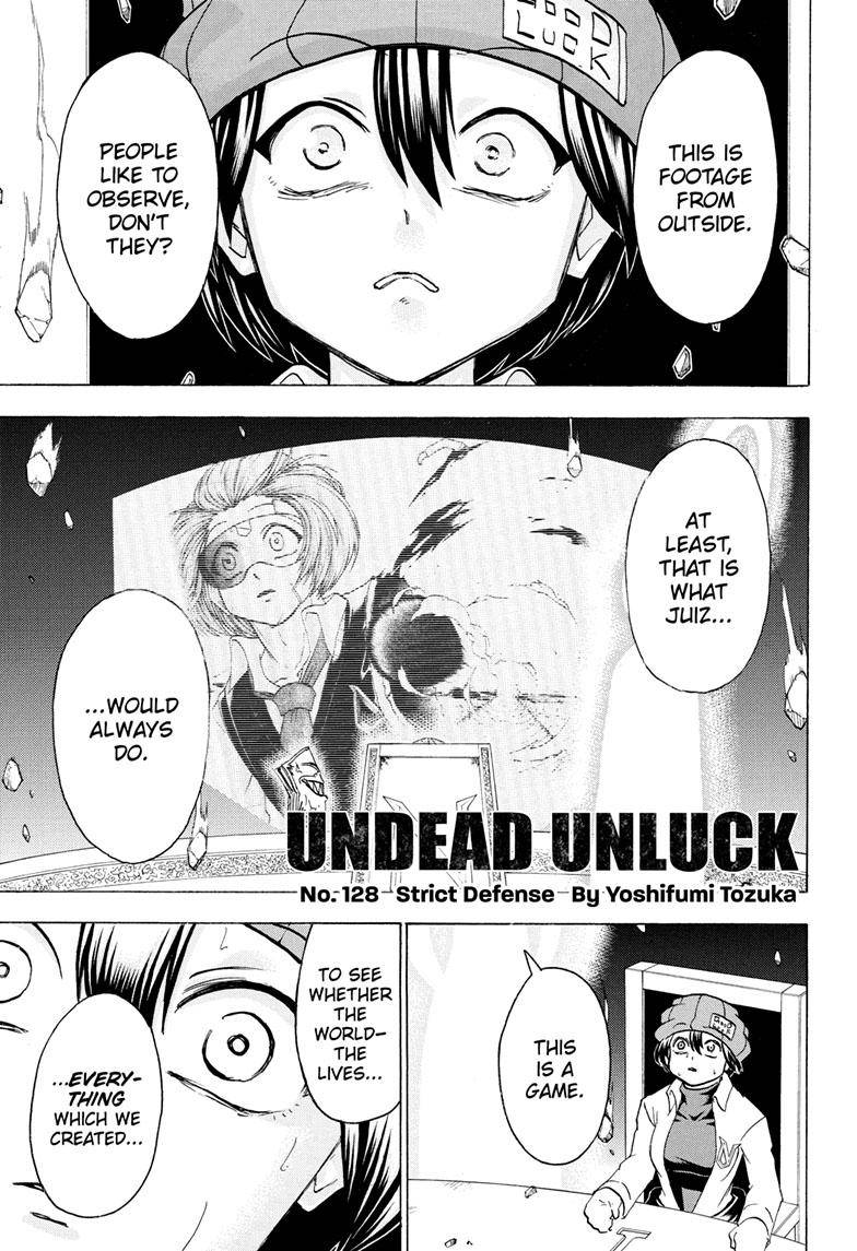 Undead Unluck chapter 128 page 1