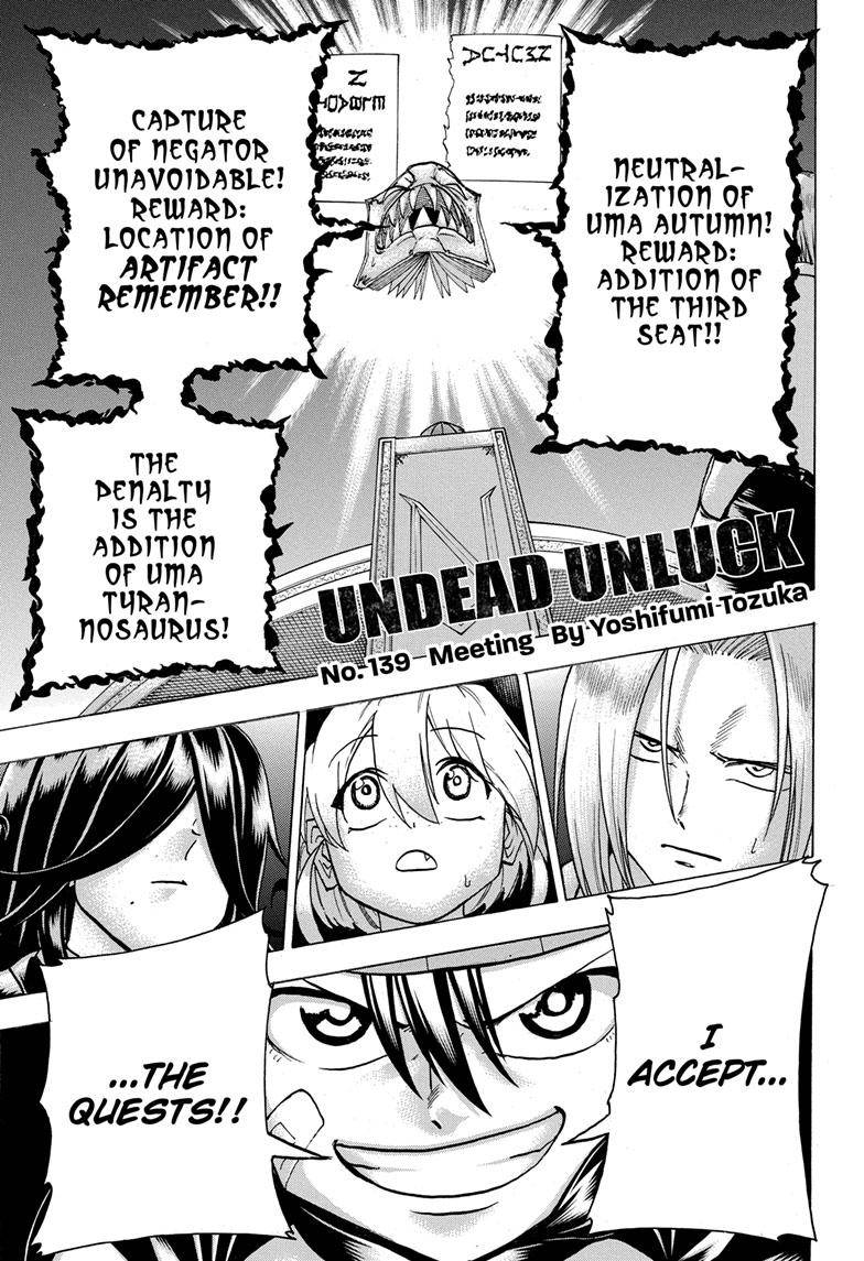 Undead Unluck chapter 139 page 1