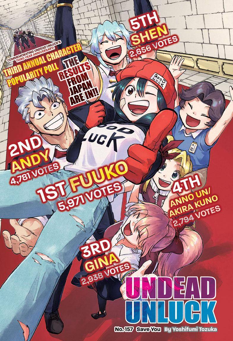 Undead Unluck chapter 157 page 1