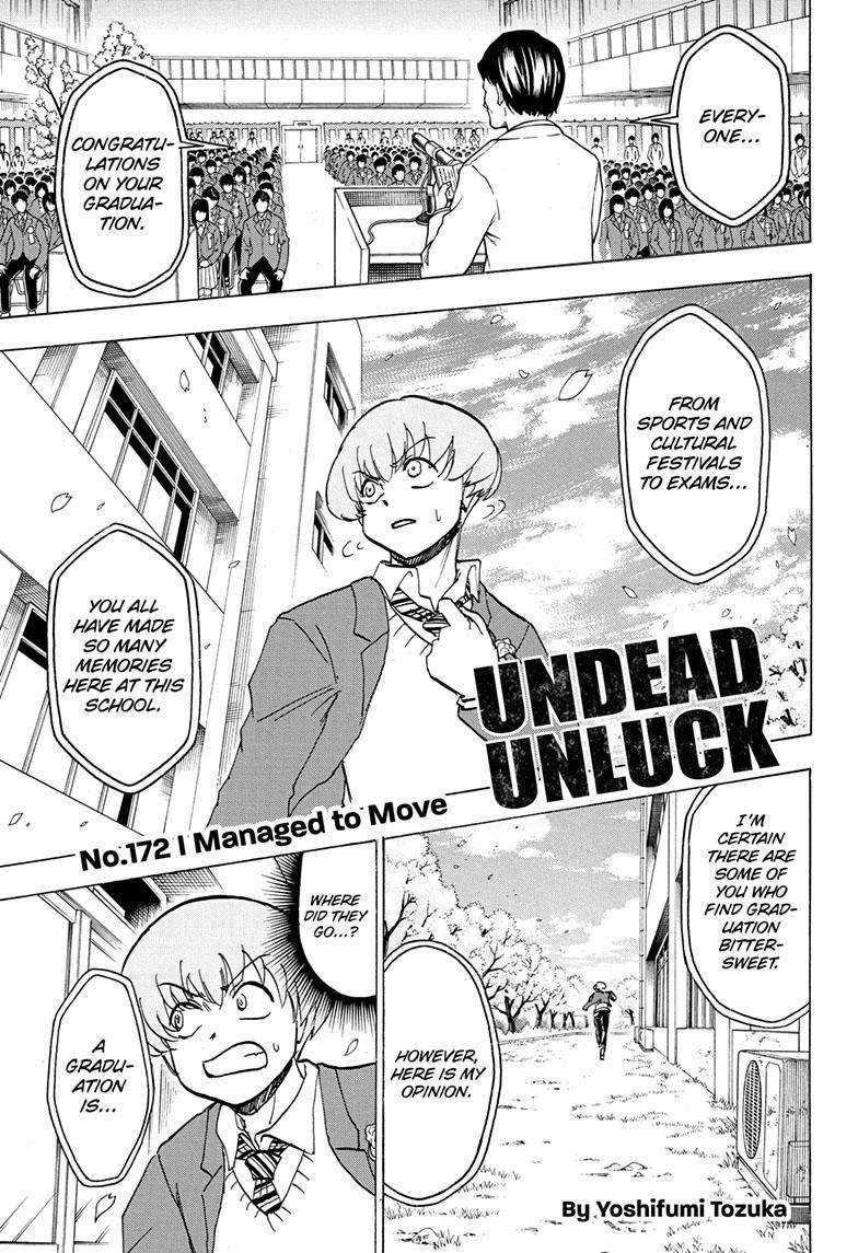 Undead Unluck chapter 172 page 1