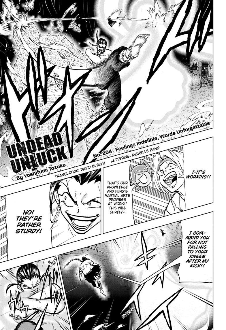 Undead Unluck chapter 204 page 1