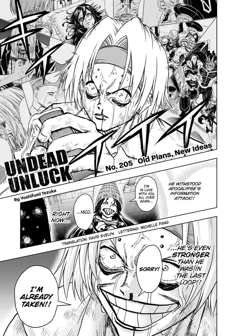 Undead Unluck chapter 205 page 1