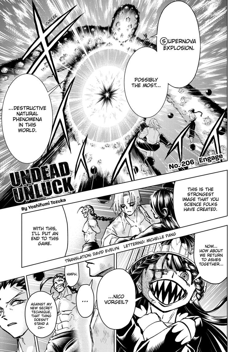 Undead Unluck chapter 206 page 1