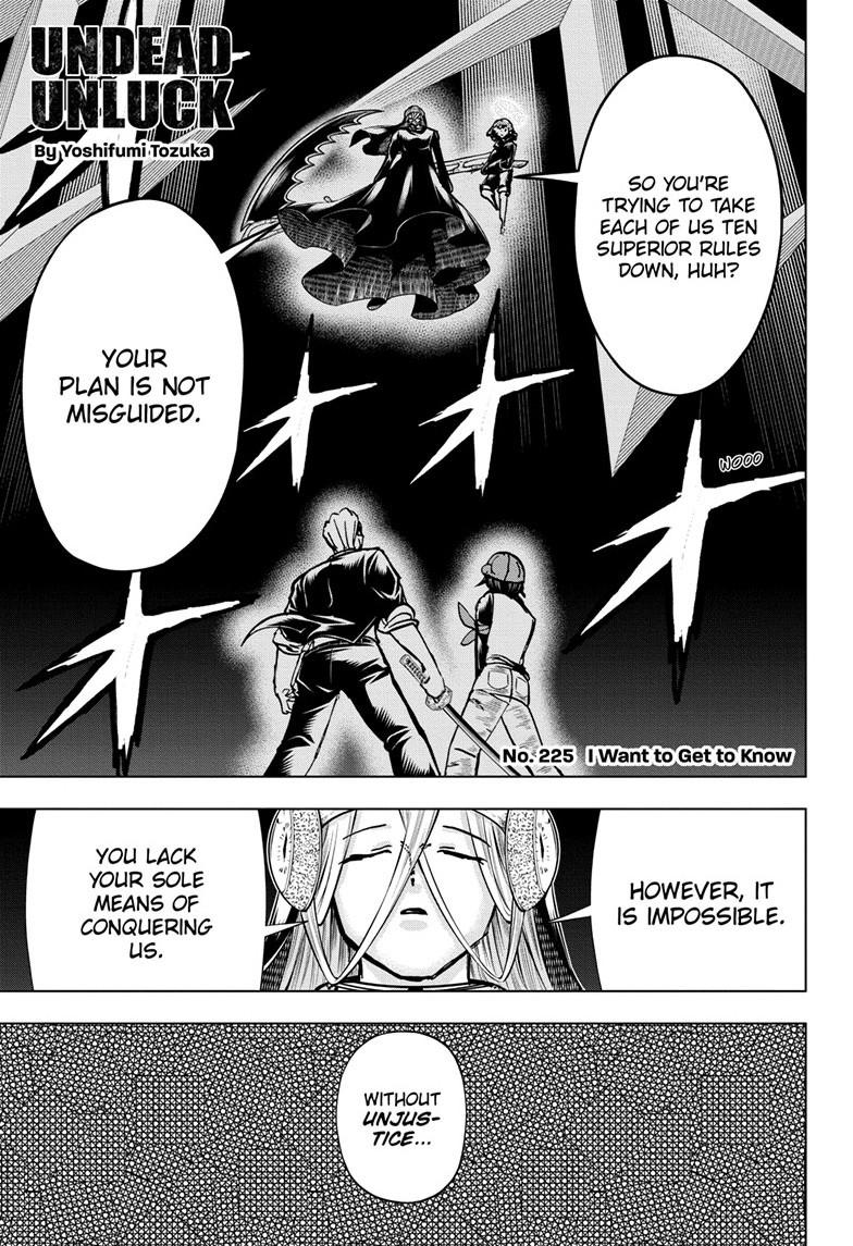 Undead Unluck chapter 225 page 1