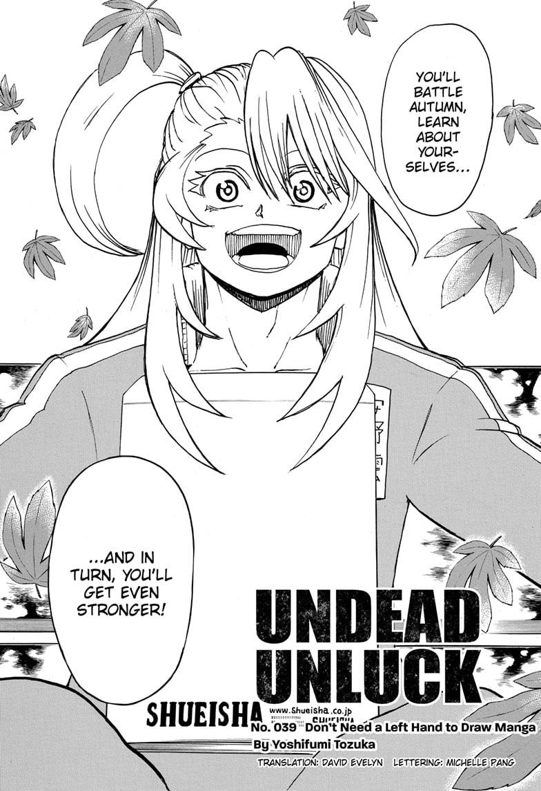 Undead Unluck chapter 39 page 1