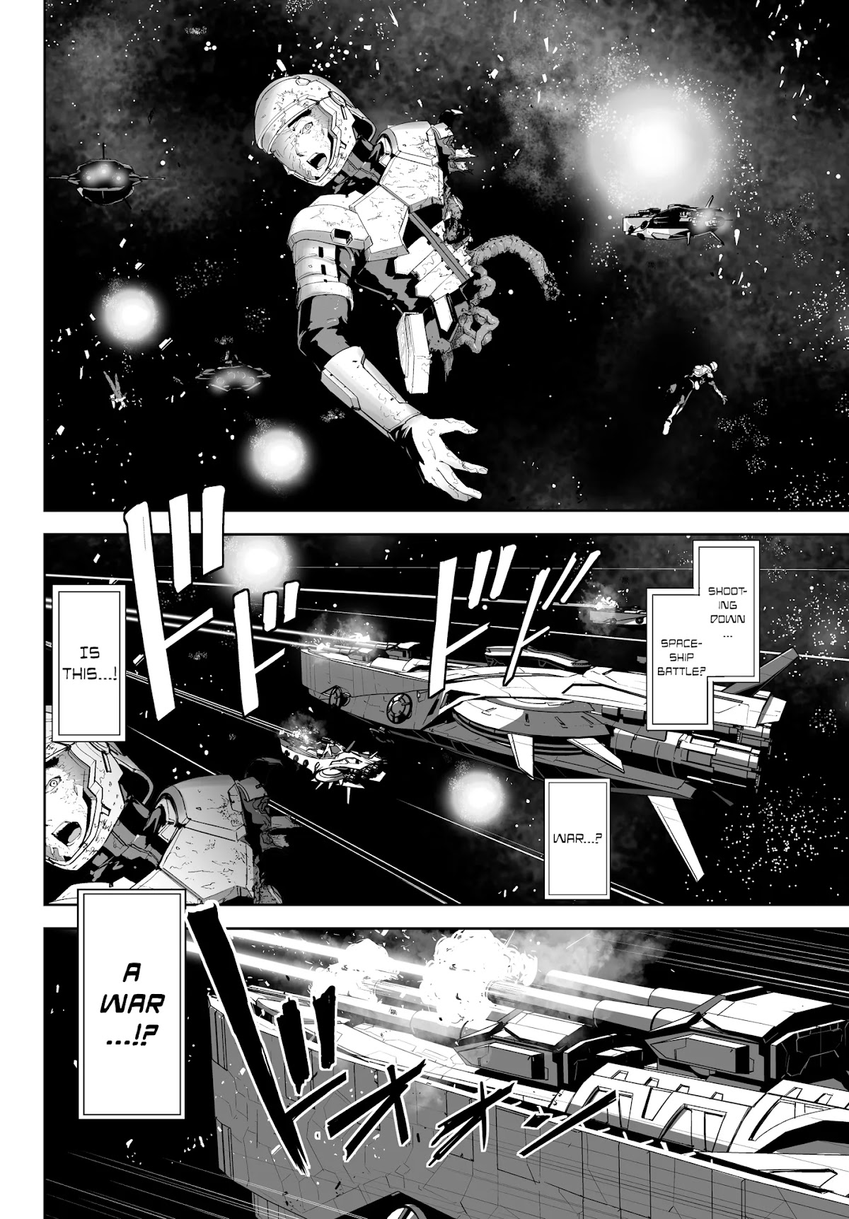 Unparalleled Path ~ Reincarnated as the AI for a Space Battleship ~ chapter 1 page 14