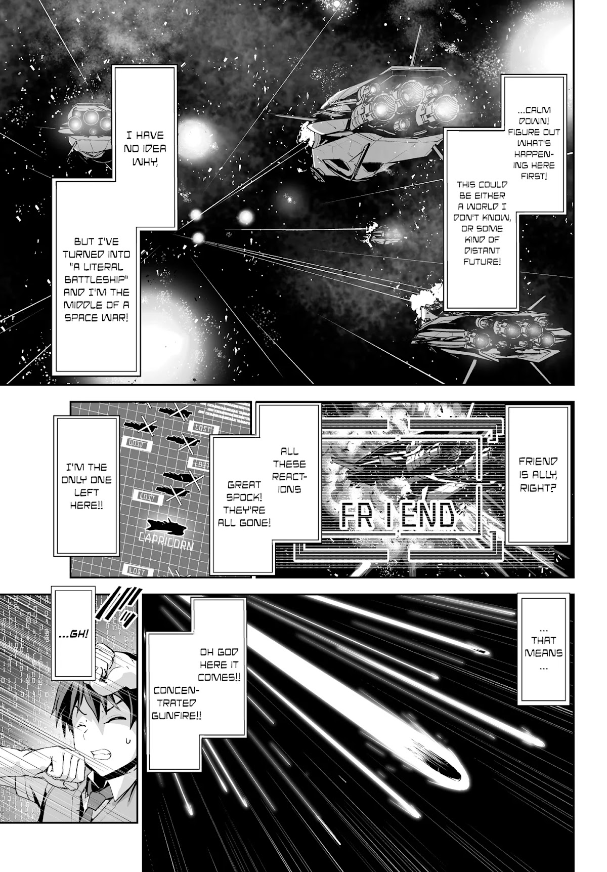 Unparalleled Path ~ Reincarnated as the AI for a Space Battleship ~ chapter 1 page 15