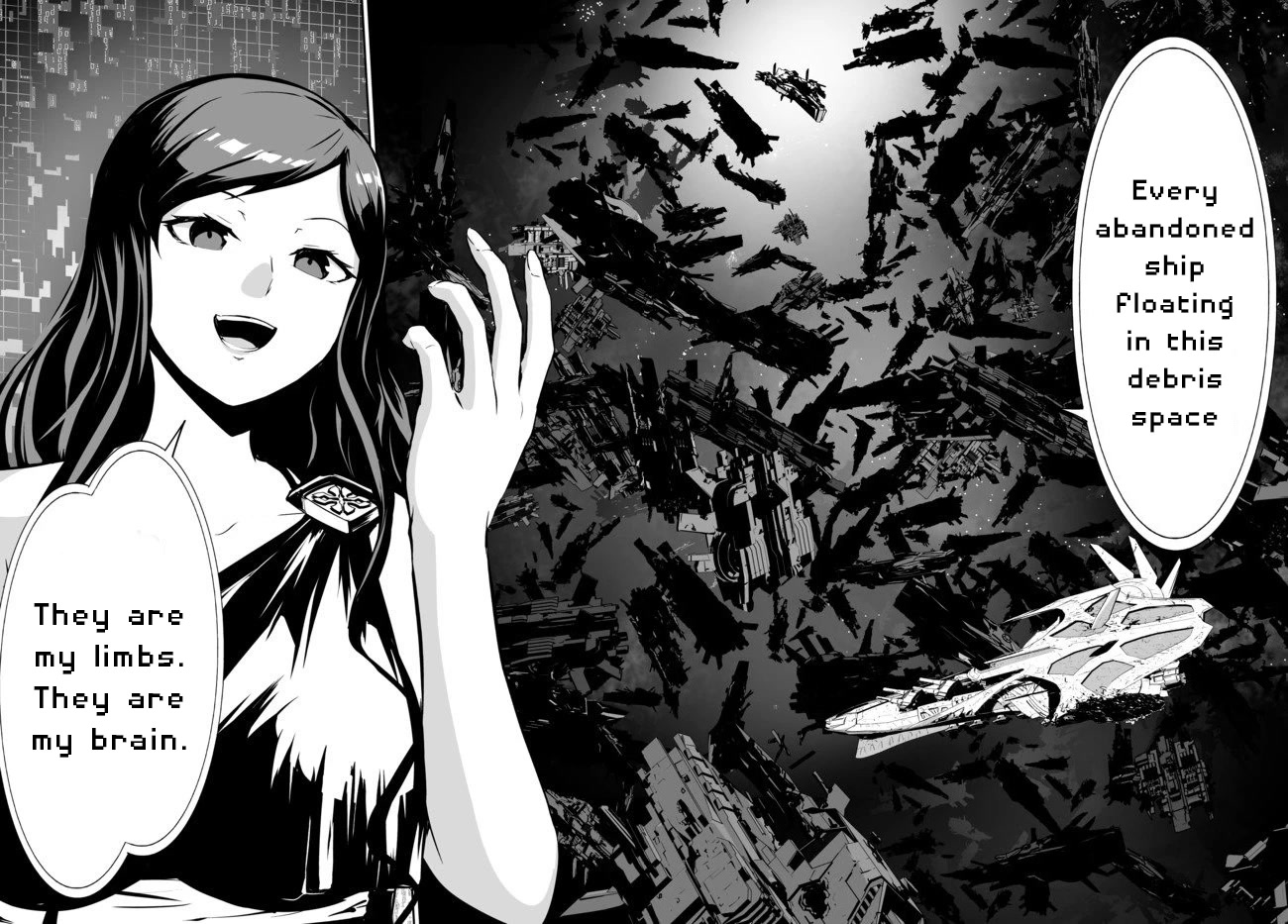 Unparalleled Path ~ Reincarnated as the AI for a Space Battleship ~ chapter 11 page 13