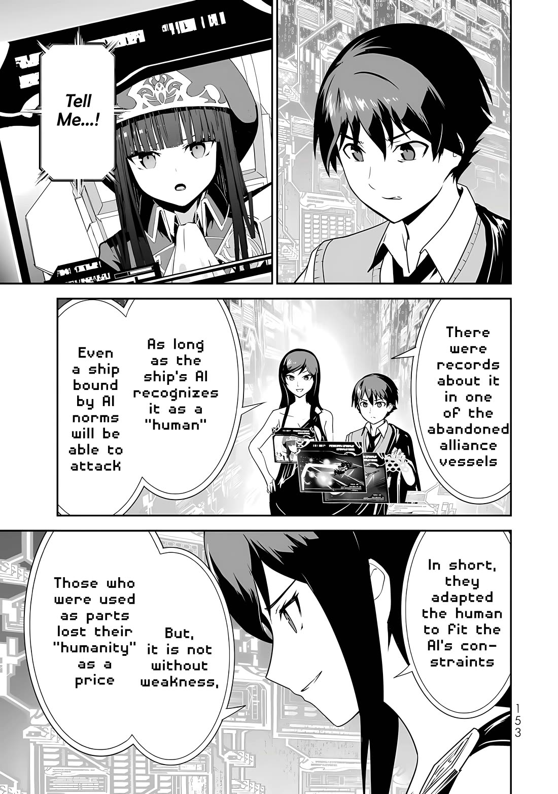 Unparalleled Path ~ Reincarnated as the AI for a Space Battleship ~ chapter 15 page 20