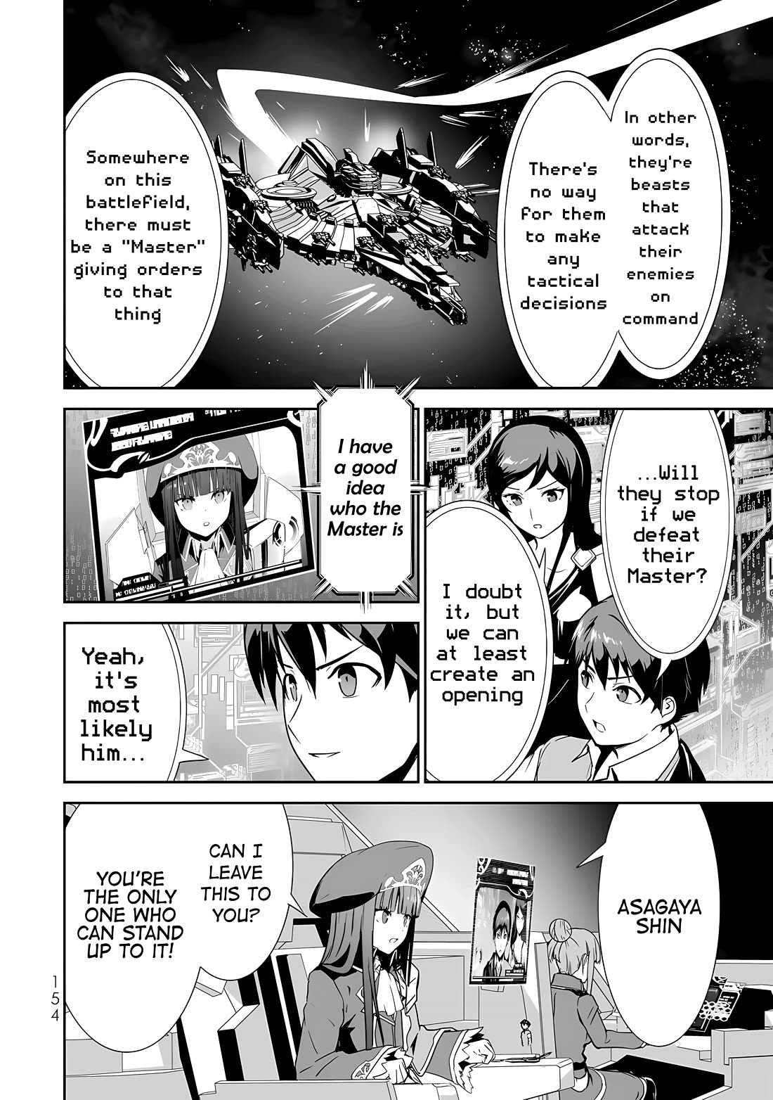 Unparalleled Path ~ Reincarnated as the AI for a Space Battleship ~ chapter 15 page 21