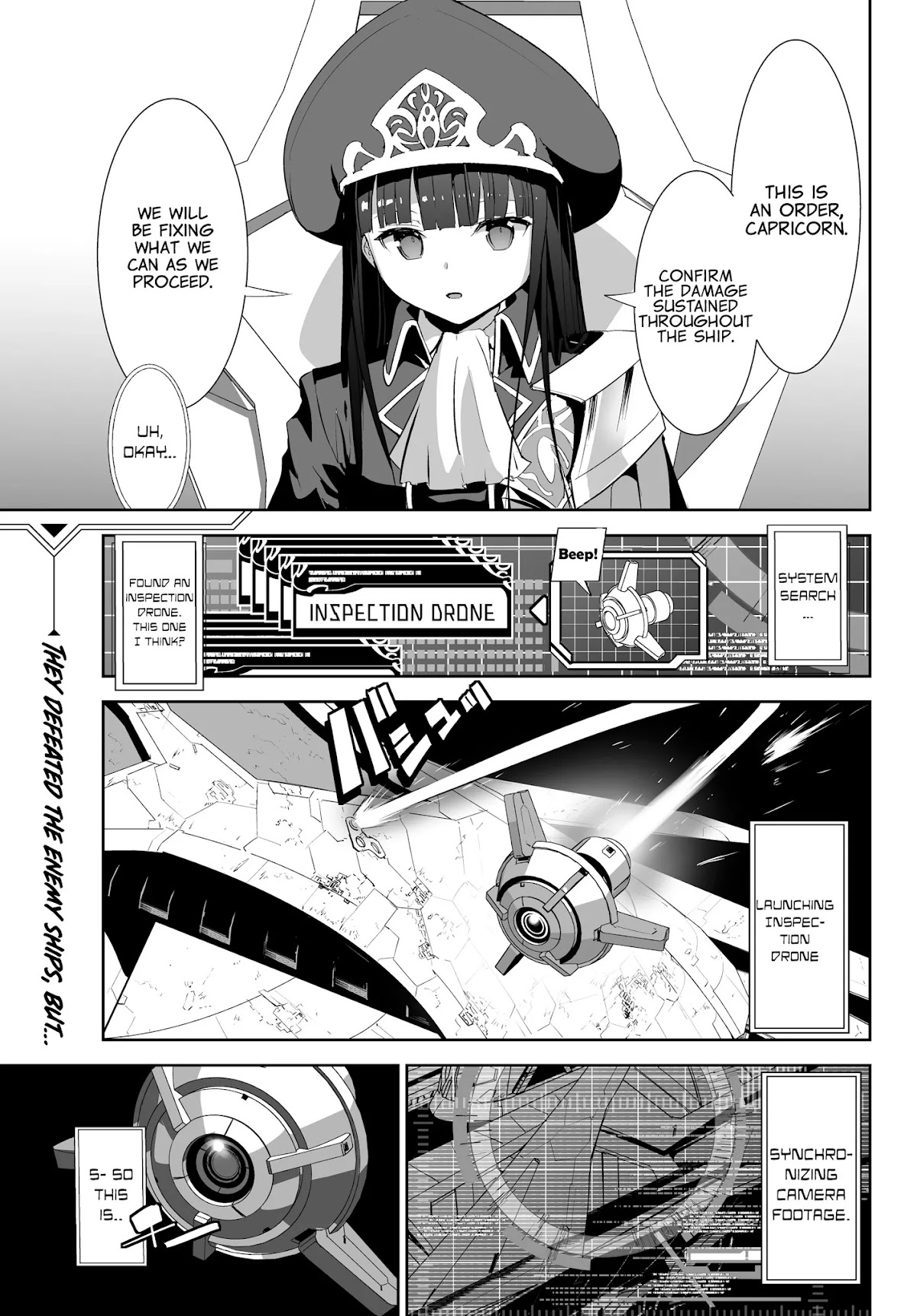 Unparalleled Path ~ Reincarnated as the AI for a Space Battleship ~ chapter 2 page 1