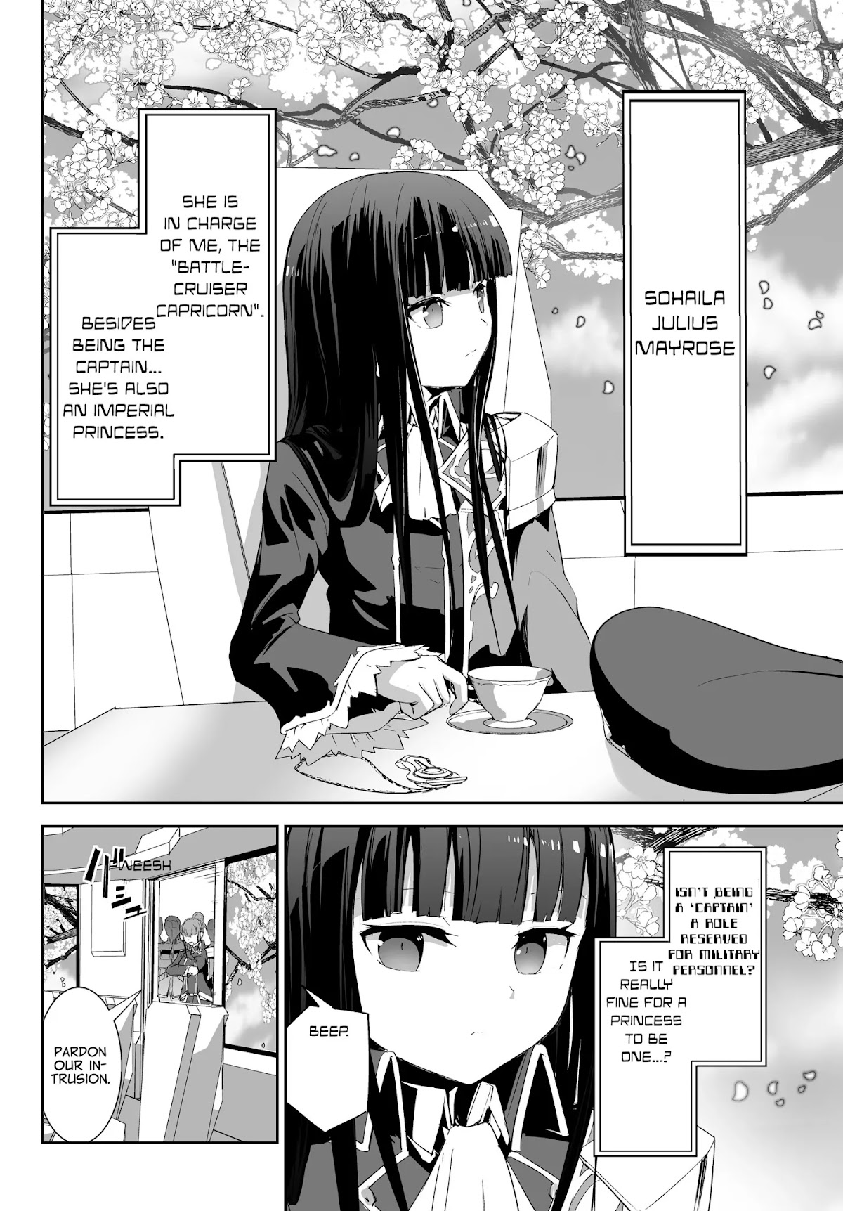 Unparalleled Path ~ Reincarnated as the AI for a Space Battleship ~ chapter 2 page 11