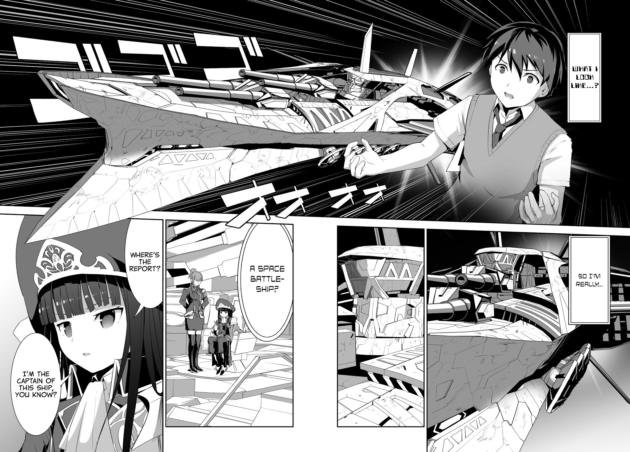 Unparalleled Path ~ Reincarnated as the AI for a Space Battleship ~ chapter 2 page 2