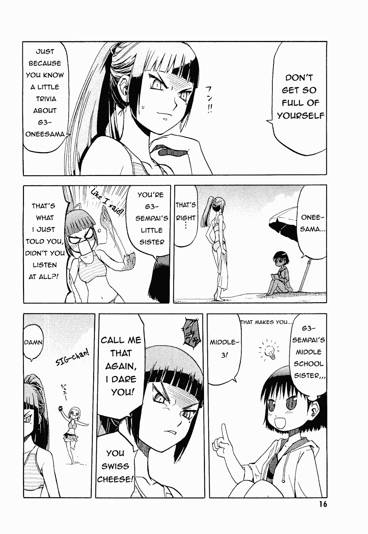 Upotte!! chapter 20 page 16