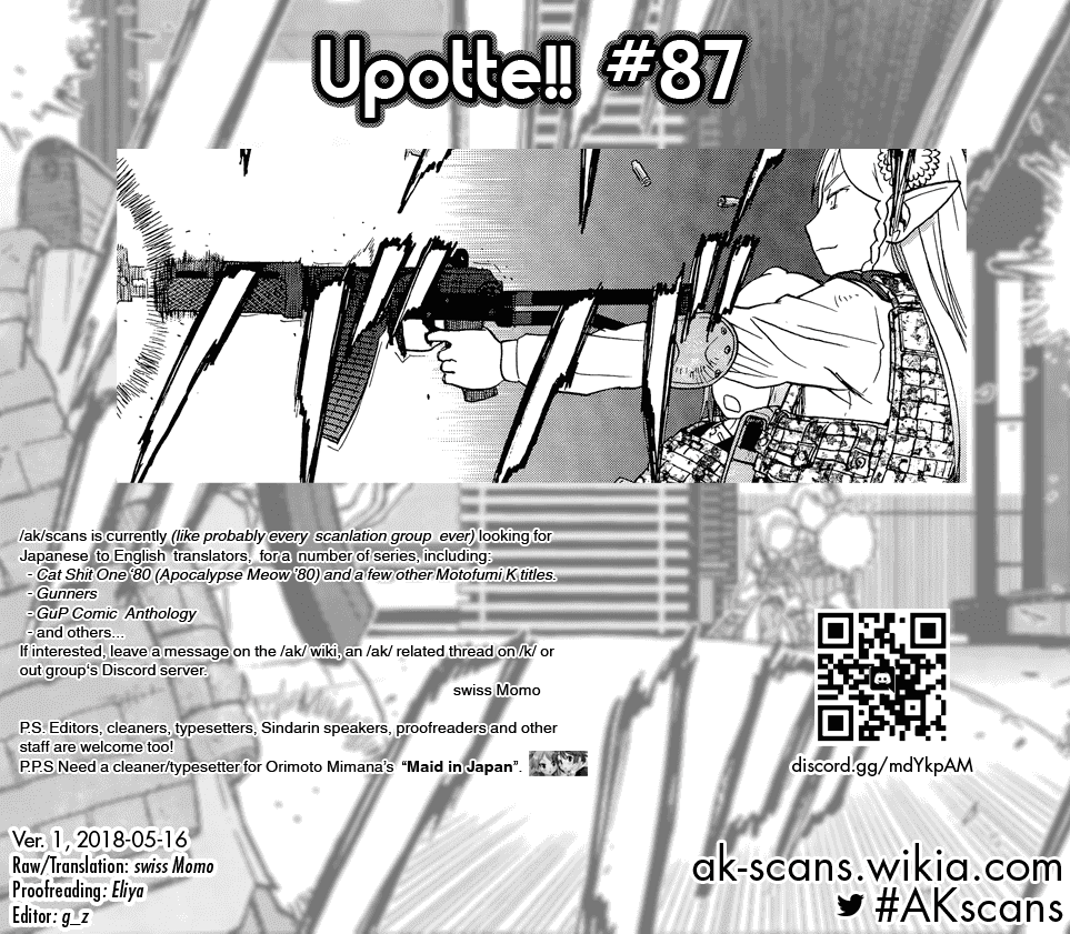 Upotte!! chapter 87 page 17