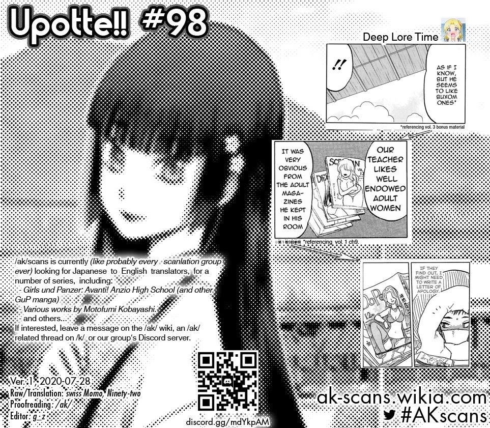 Upotte!! chapter 98 page 21