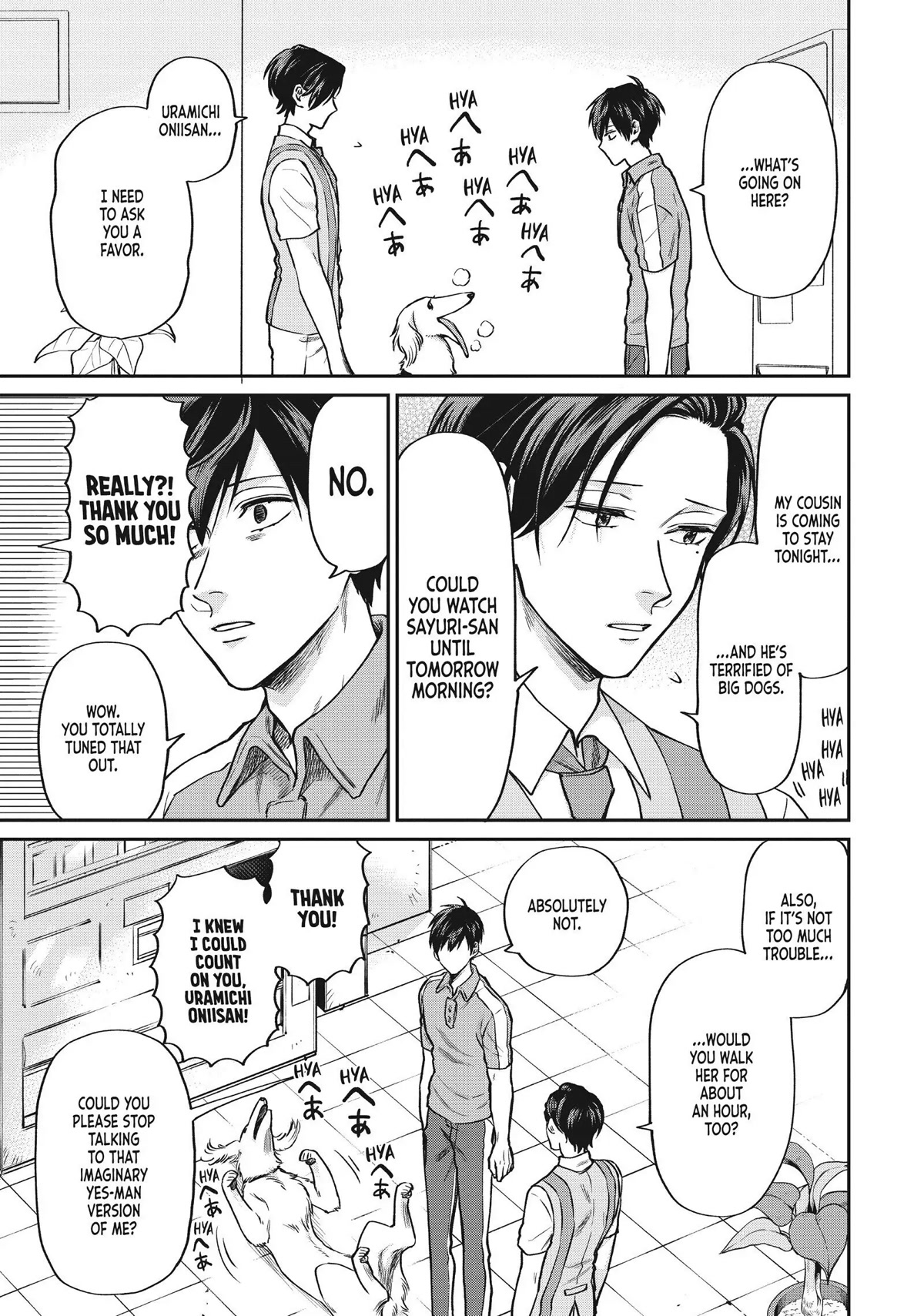 Uramichi Oniisan chapter 37 page 6