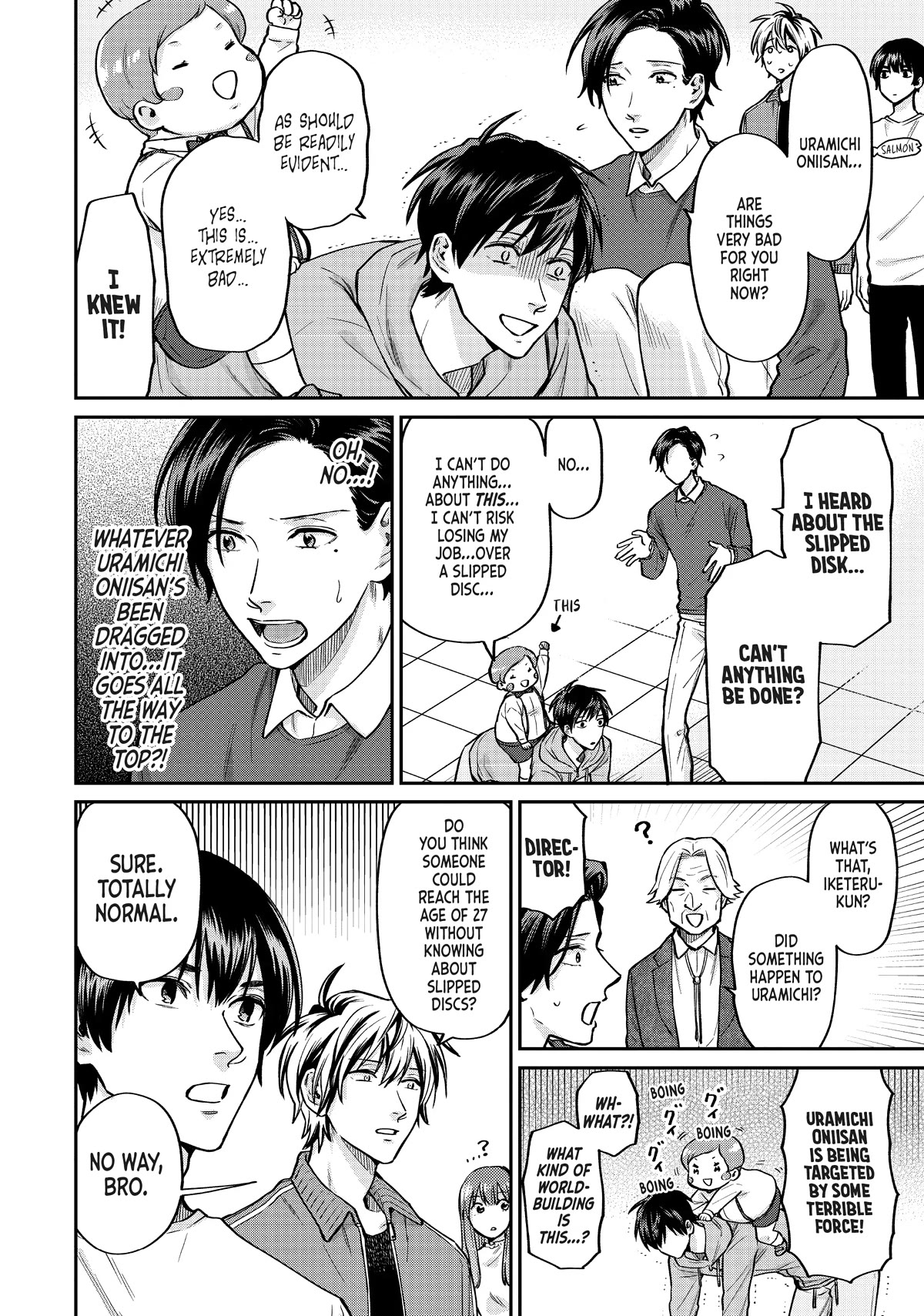 Uramichi Oniisan chapter 54 page 8