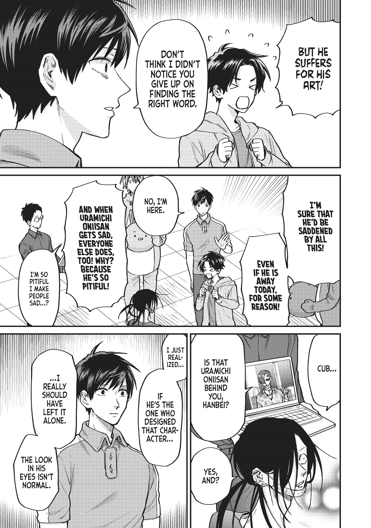 Uramichi Oniisan chapter 55 page 11