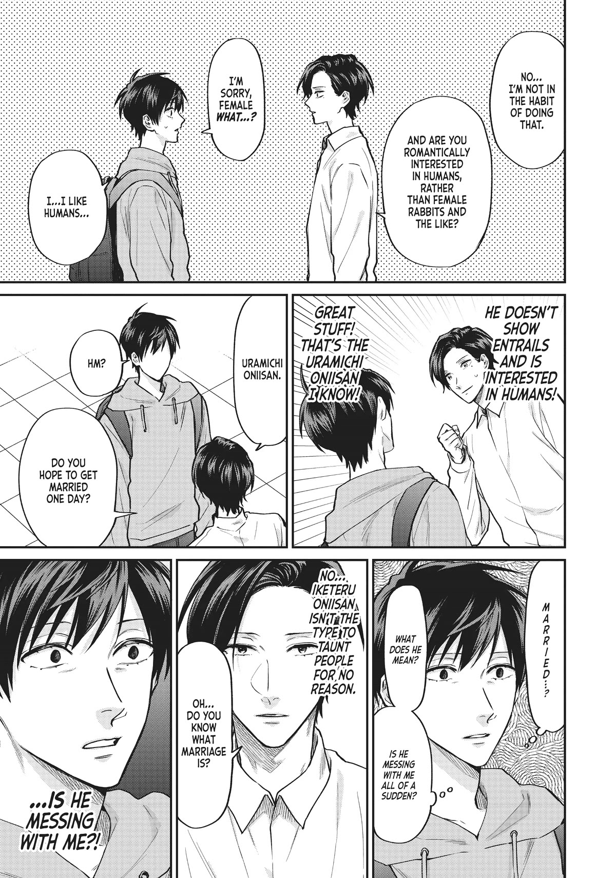 Uramichi Oniisan chapter 57 page 11