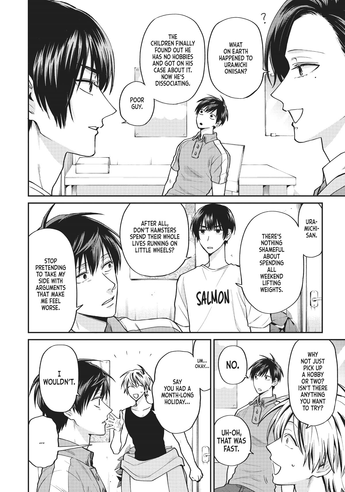 Uramichi Oniisan chapter 61 page 4