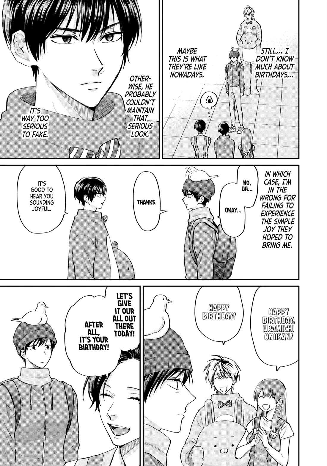 Uramichi Oniisan chapter 75 page 13