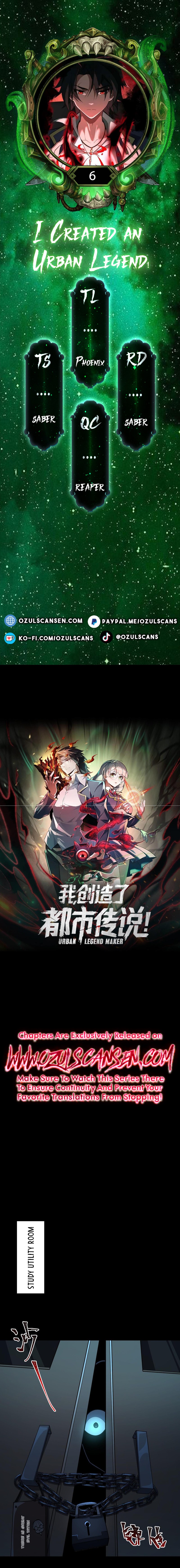 Urban Legend Maker chapter 6 page 1