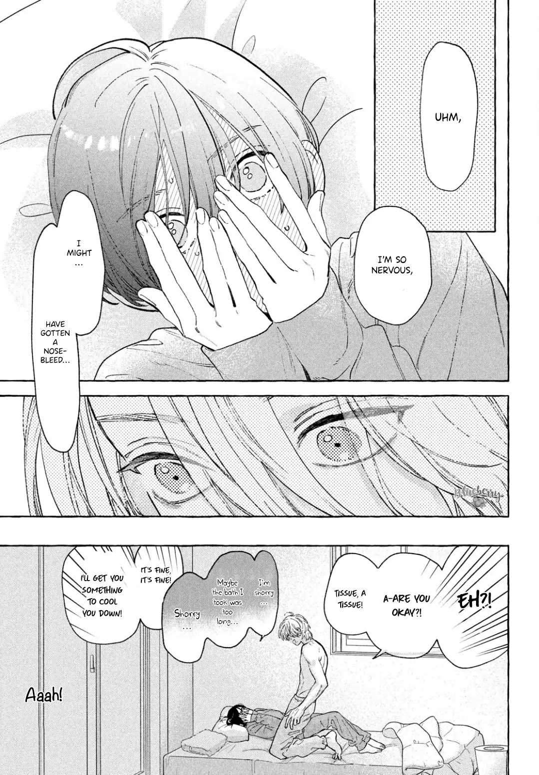 Uruwashi no Yoi no Tsuki chapter 34.5 page 17