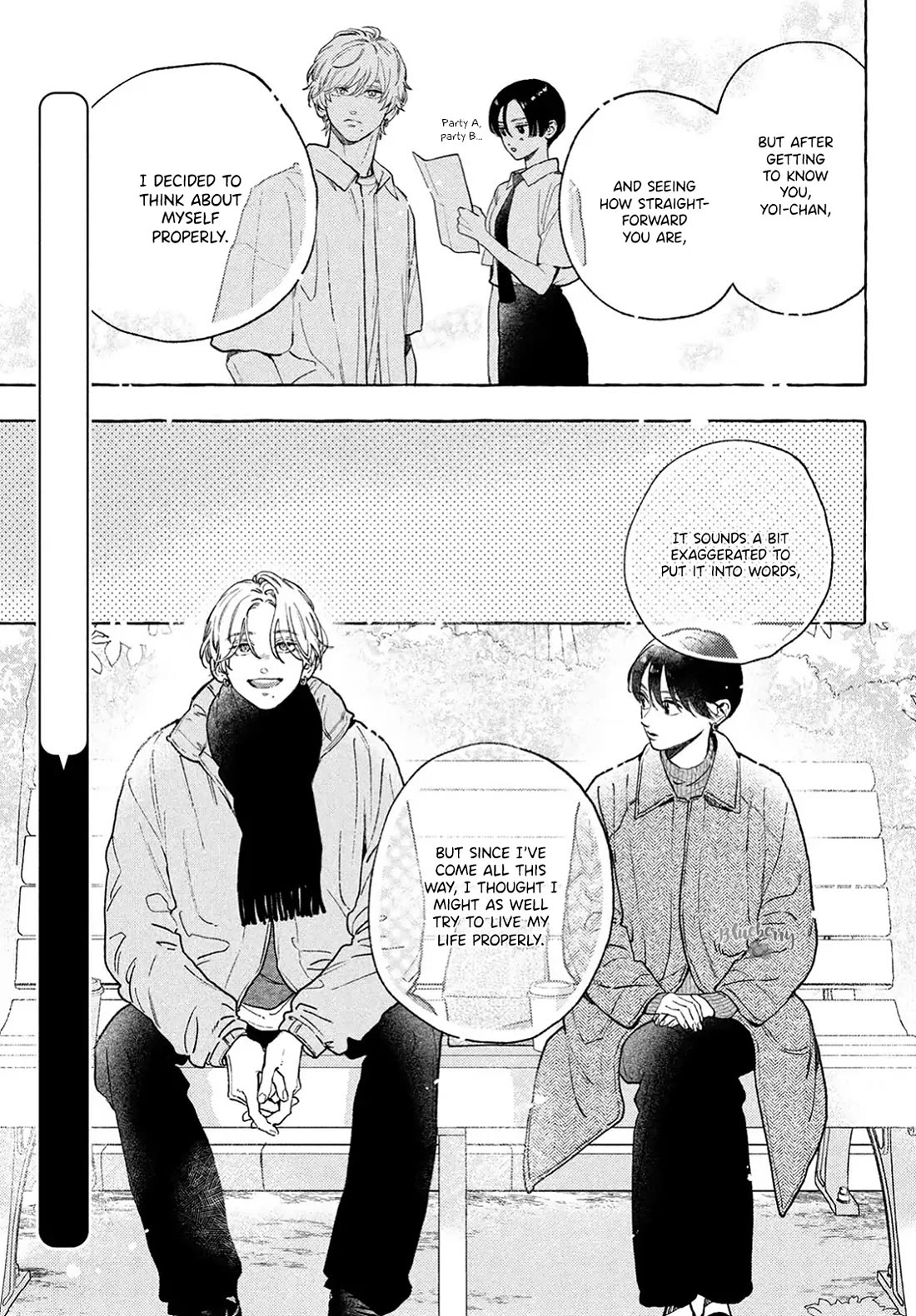 Uruwashi no Yoi no Tsuki chapter 35 page 13