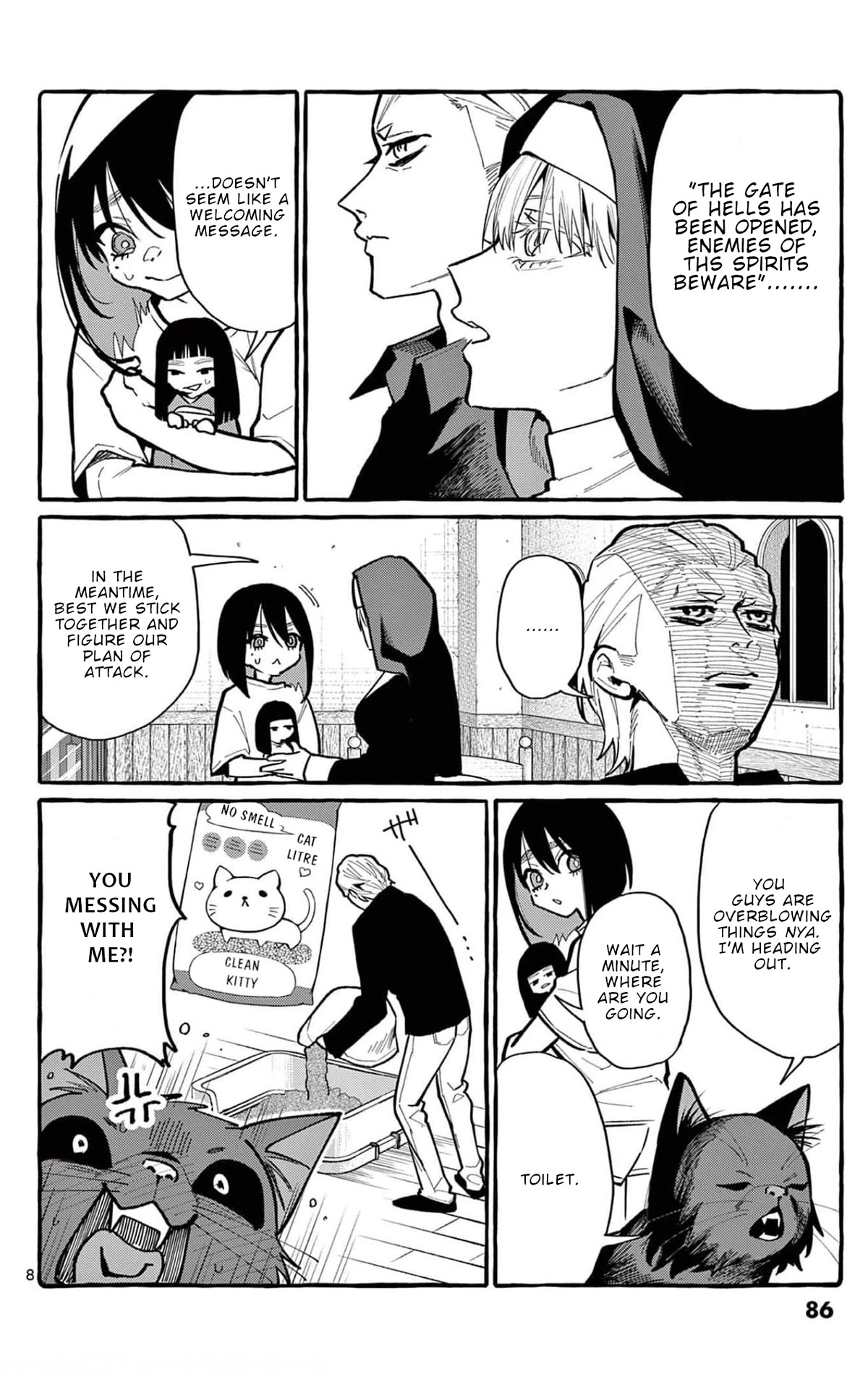 Ushiro no Shoumen Kamui-san chapter 34 page 9