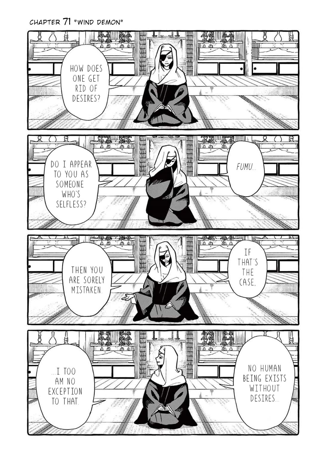 Ushiro no Shoumen Kamui-san chapter 71 page 2