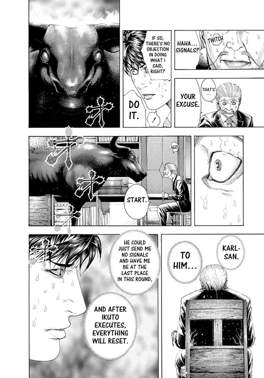 Usogui chapter 164 page 8