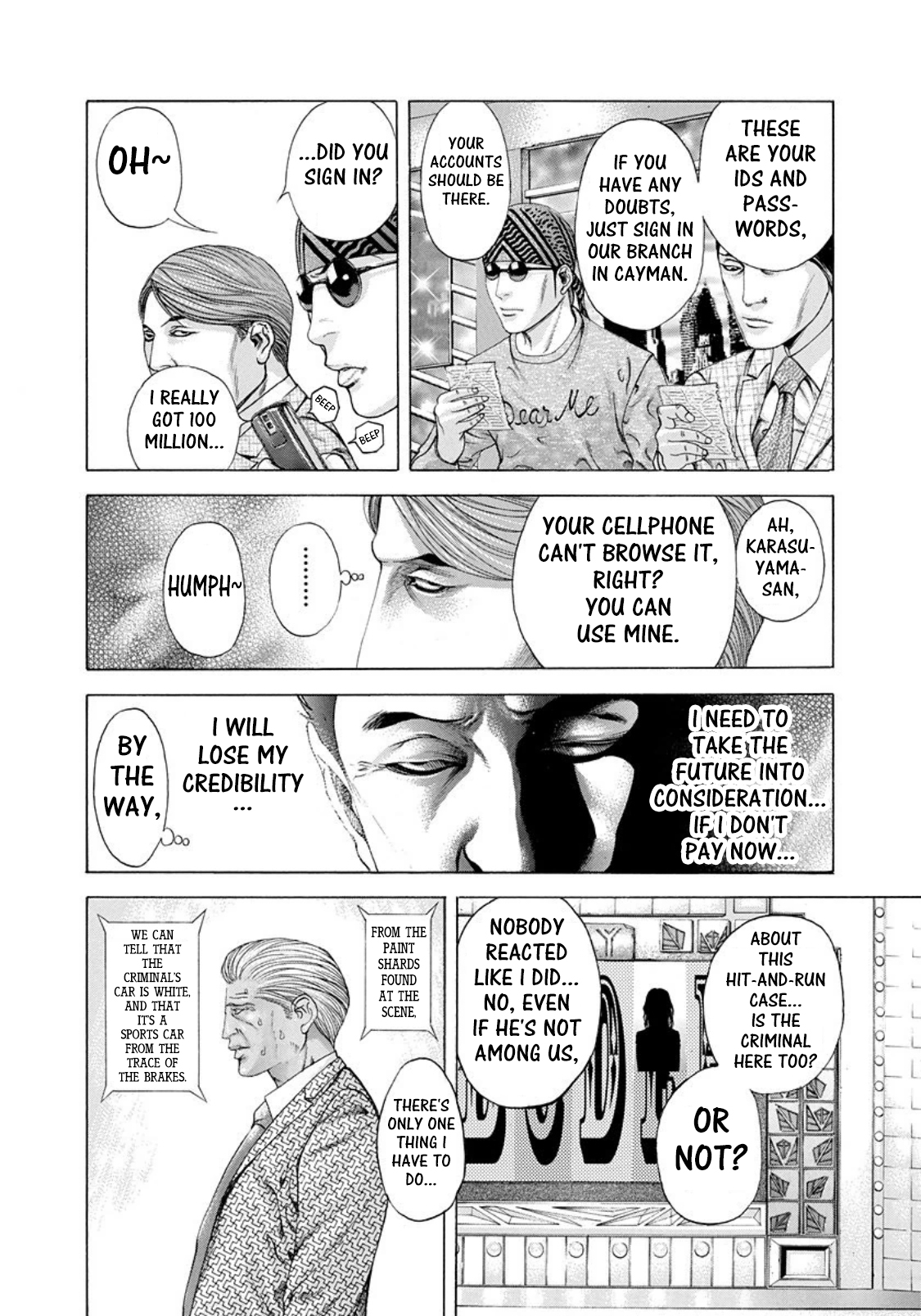 Usogui chapter 185 page 4