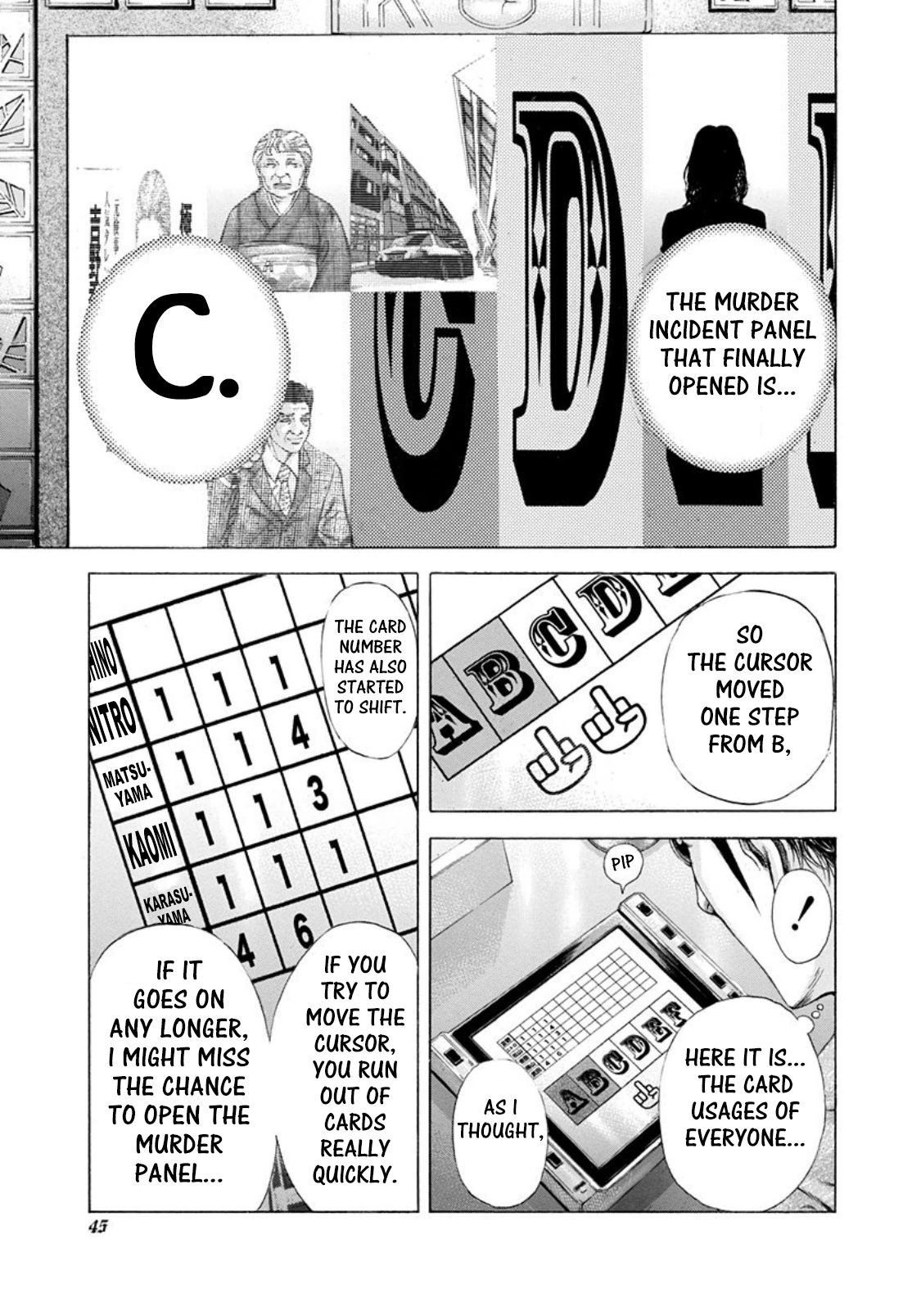 Usogui chapter 189 page 4