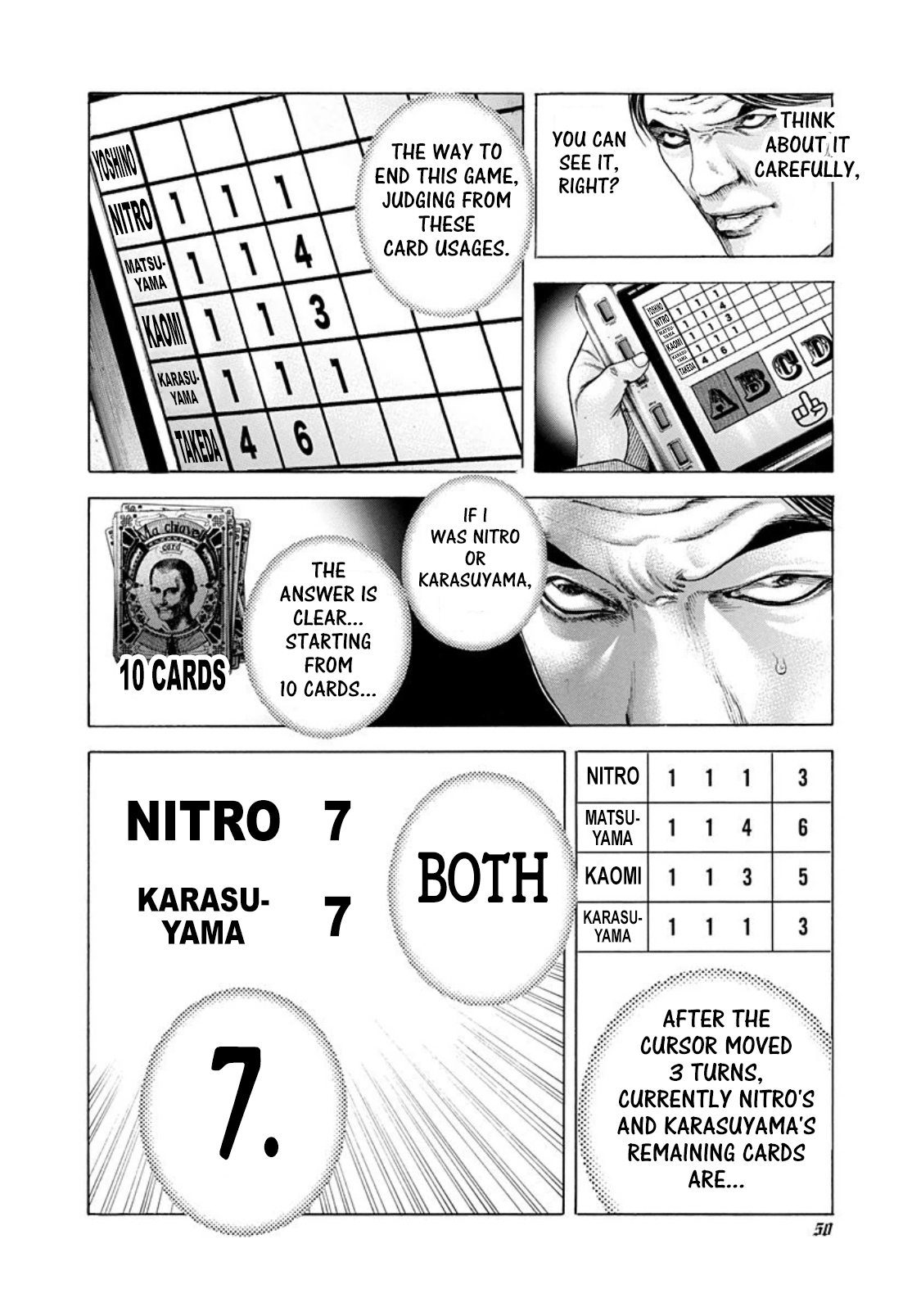 Usogui chapter 189 page 9